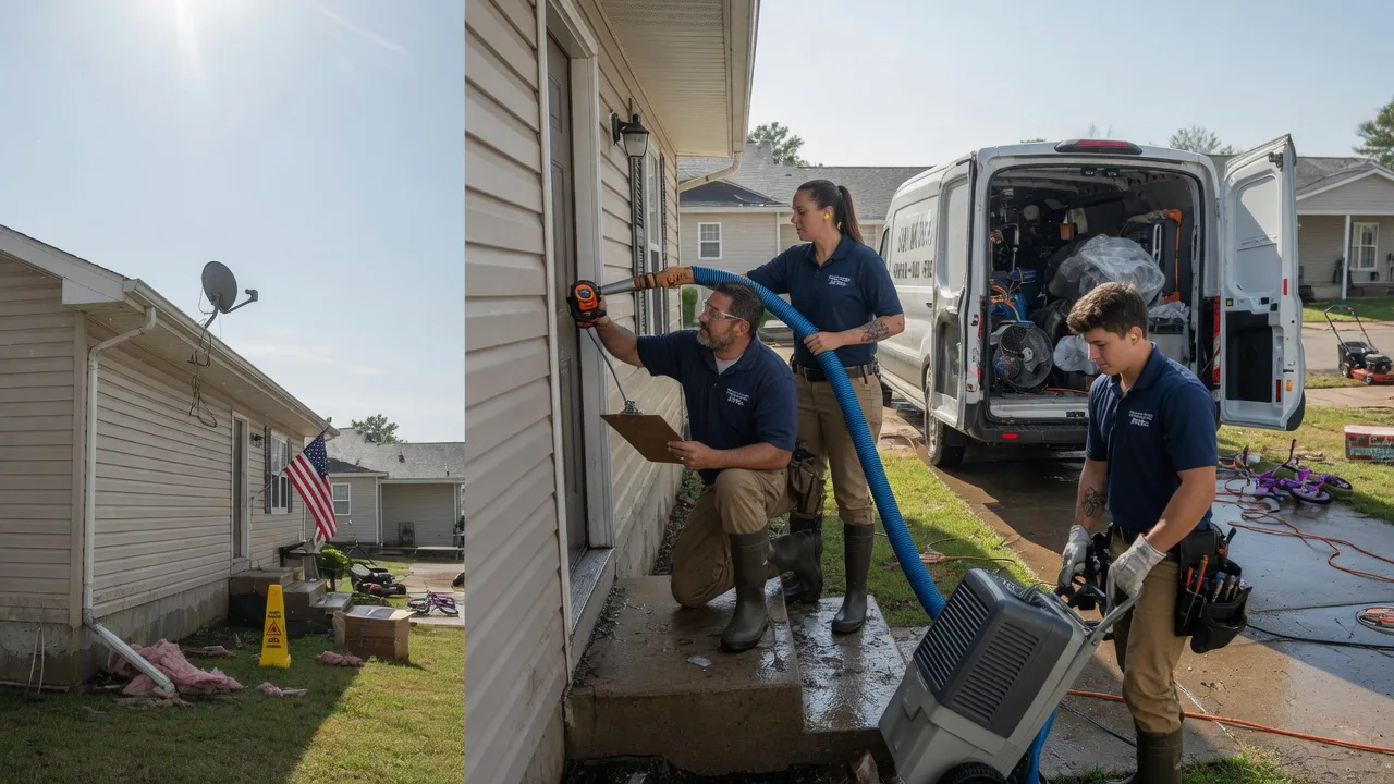 Ceiling Water Damage Restoration in Ashland City, TN near me