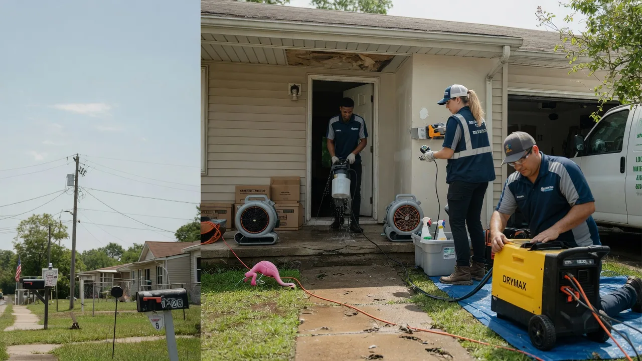 Storm Damage Water Removal in Ashland City, TN near me